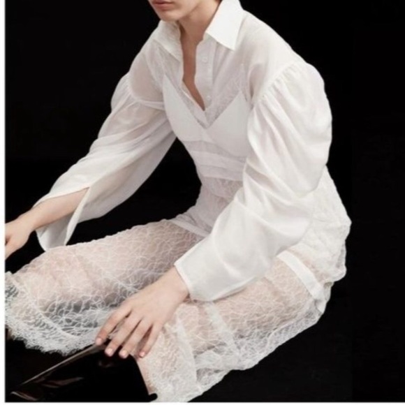 SIMONETT lace maxi dress size S - Picture 2 of 10